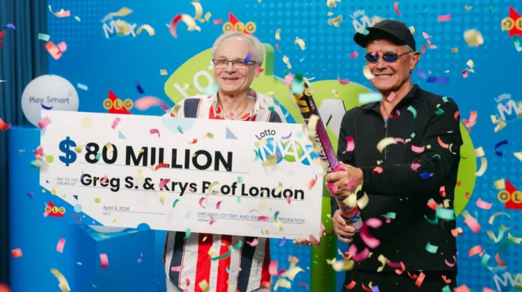 Ontario Lotto Max winners win $80M jackpot after confirming numbers by hand using pen and paper