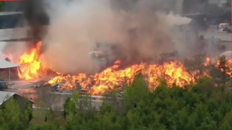 Maine Lumber Mill Explosion in Searsmont Maine Leaves Firefighter Dead, Multiple Injured as Massive Fire Rocks Historic Searsmont Lumber Mill