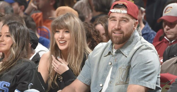 Taylor Swift and Travis Kelce Enjoy Courtside Date Night at Cavs-Knicks Showdown